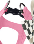 Windsor Check Nouveau Bow Step In Harness-Pretty Pastels
