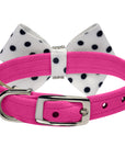 Polka Dot Nouveau Bow Collar