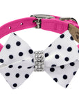 Polka Dot Nouveau Bow Collar