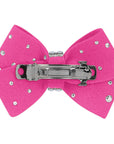 Nouveau Bow Hair Bow with Silver Stardust