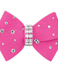 Nouveau Bow Hair Bow with Silver Stardust