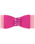 Pink is Love Pink Crystal Rocks Hair Bow