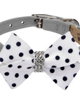 Polka Dot Nouveau Bow Collar