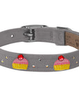 Embroidered Cupcake Collar