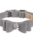 Aurora Borealis Crystal Stellar Big Bow Collar