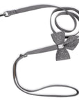 Silver Stardust Tail Bow Leash