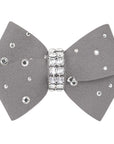 Nouveau Bow Hair Bow with Silver Stardust