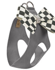 Windsor Check Nouveau Bow Step In Harness- Classic Neutrals