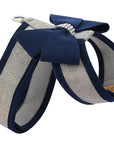 Indigo Nouveau Bow Tinkie Harness with Indigo Trim