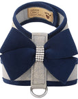 Indigo Nouveau Bow Tinkie Harness with Indigo Trim