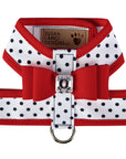 Red Big Bow Tinkie Harness with Red Trim