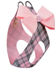 Puppy Pink Nouveau Bow with Pink Giltmore Step In Harness