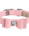 Aurora Borealis Crystal Stellar Big Bow Collar