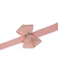 Puppy Pink Glitzerati Nouveau Bow Leash