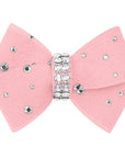 Nouveau Bow Hair Bow with Silver Stardust