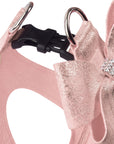 Puppy Pink Glitzerati Nouveau Bow Step In Harness