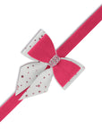 Pink is Love Double Tail Bow Leash