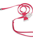 Pink is Love Double Tail Bow Leash