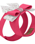 Pink is Love Double Tail Bow Tinkie Harness
