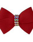 Nouveau Bow Hair Bow with Aurora Borealis Giltmore