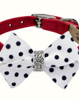Polka Dot Nouveau Bow Collar