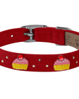 Embroidered Cupcake Collar