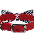 Giltmore Classic Glen Houndstooth Bow Tie 1/2" Collar