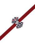 Classic Glen Houndstooth Nouveau Bow Leash