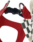 Windsor Check Nouveau Bow Step In Harness- Classic Neutrals