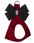 Black Nouveau Bow Step in Harness