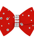 Nouveau Bow Hair Bow with Silver Stardust