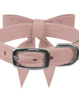 Silver Stardust Tail Bow Collar
