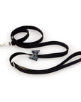 Scotty Charcoal Plaid Bow Tie Leash