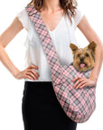 Scotty Puppy Pink Plaid Cuddle Carrier
