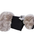 Platinum Glitzerati Nouveau Bow Soft Silver Fox Fur Coat