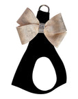 Champagne Glitzerati Nouveau Bow Step In Harness