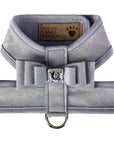 Platinum Glitzerati Really Big Bow Tinkie Harness with Platinum Trim