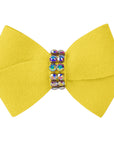 Nouveau Bow Hair Bow with Aurora Borealis Giltmore