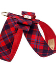 Scotty Chestnut Plaid Big Bow Tinkie Harness
