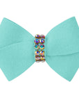 Nouveau Bow Hair Bow with Aurora Borealis Giltmore