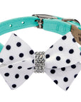 Polka Dot Nouveau Bow Collar