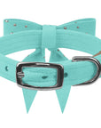 Silver Stardust Tail Bow Collar