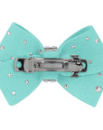 Nouveau Bow Hair Bow with Silver Stardust