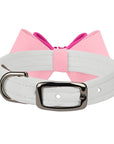 Pink is Love Double Nouveau Bow 1/2" Collar