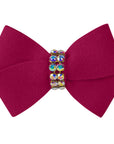 Nouveau Bow Hair Bow with Aurora Borealis Giltmore