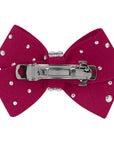 Nouveau Bow Hair Bow with Silver Stardust