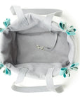 Mint & Bimini Blue Double Nouveau Bow Luxury Carrier