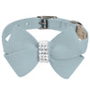 Puppy Blue Nouveau Bow Collar