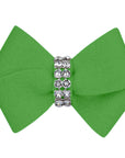 Green Nouveau Bow Hair Bow