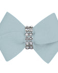 Puppy Blue Nouveau Bow Hair Bow